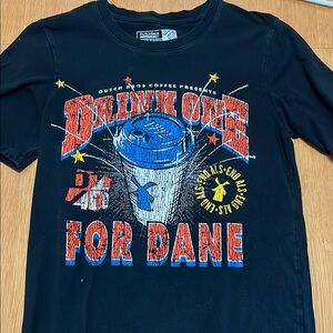 Dutch Bros Black and Red Graphic Tee Short Sleeve